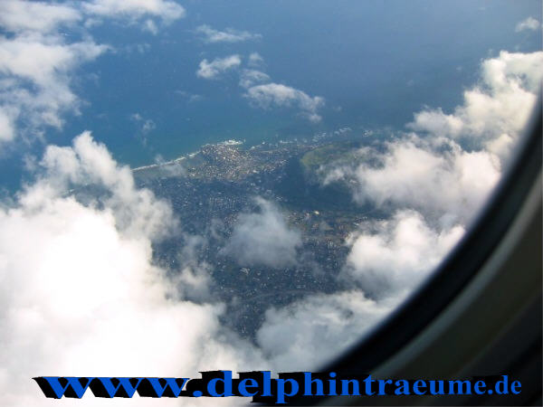 Anflug auf Hawaii